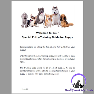 Puppy Potty Training & Why Puppies Need Rules (Digital E-Book Bundle) - Small Paws & Big Hearts