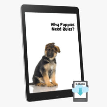 Load image into Gallery viewer, Why Puppies Need Rules? (Digital E-Book) | Small Paws &amp; Big Hearts.
